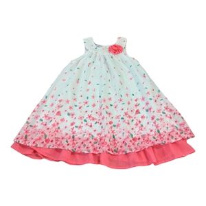 Blueberi Boulevard Polyester Floral Sleeveless Dress